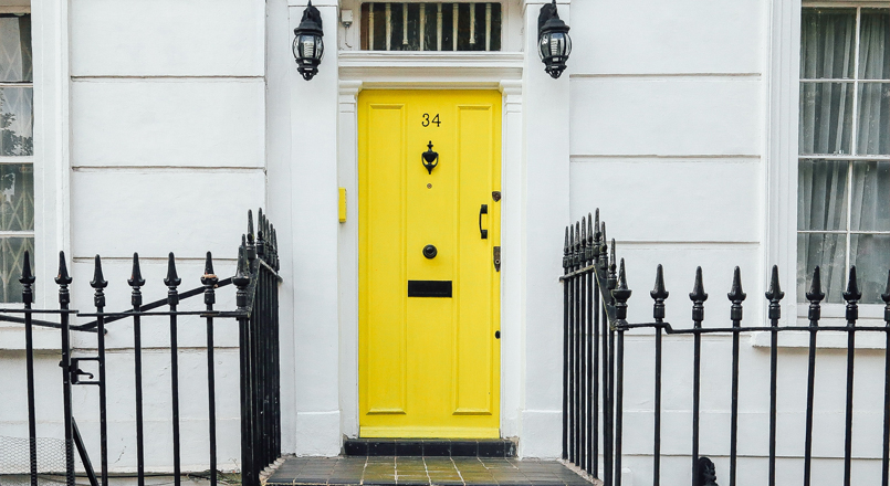 Front door painting